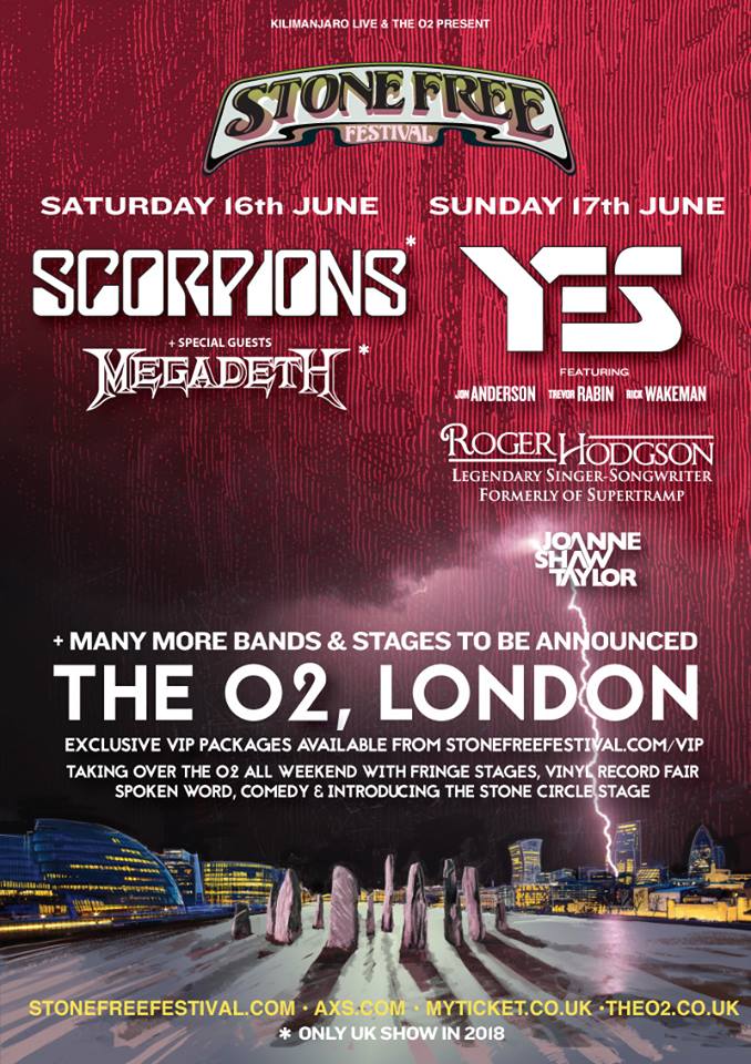 London Concert Announced! Scorpions