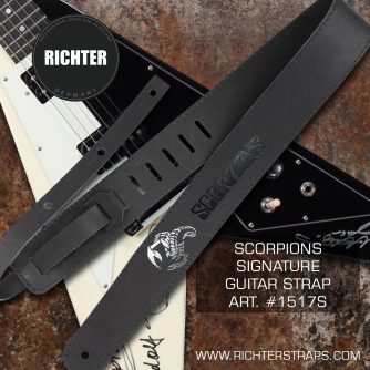 NEW Scorpions Signature Guitar Strap