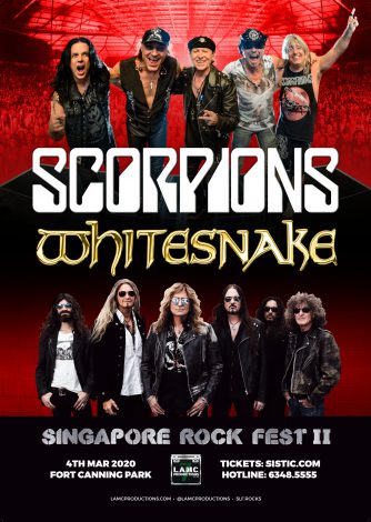 Scorpions coming to Singapore in 2020!